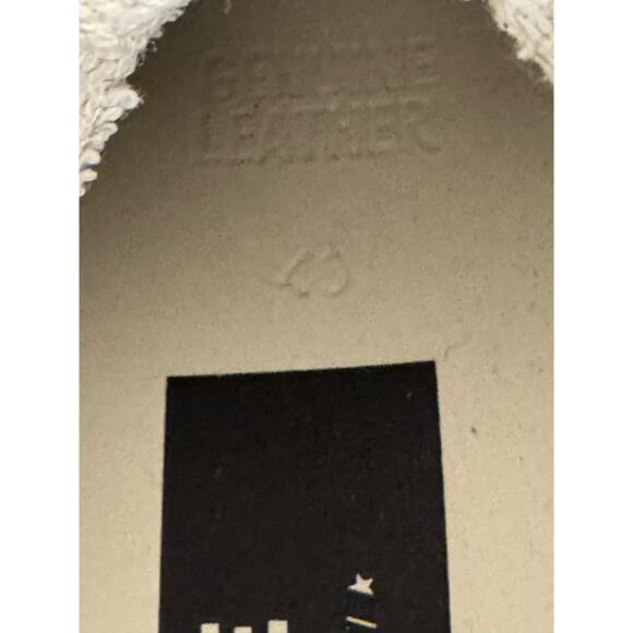 Golden Goose NIB Slide w/Gray Leather Star and Wine-colored Glitter Flash Sz 40 - Picture 12 of 14